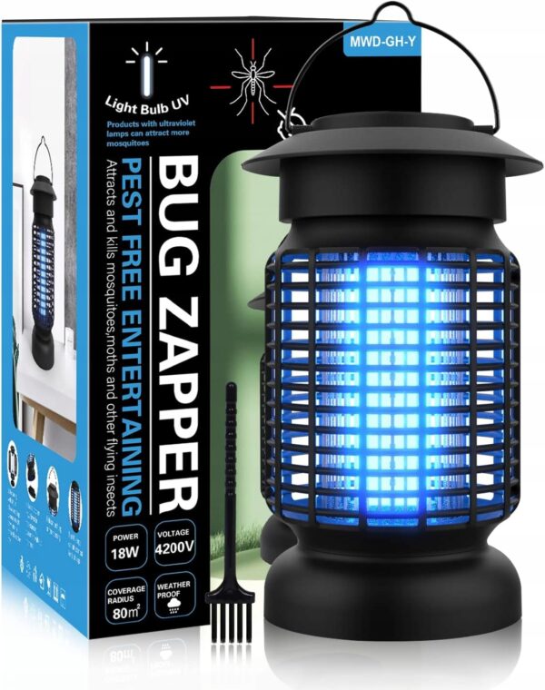 Pułapka Na Owady Komary Elektryczna Lampa Owadobójcza 18W 4200V