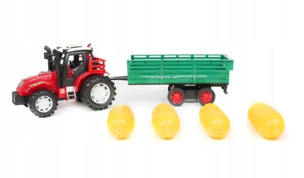 TRAKTOR PRZYCZEPA KUKURYDZA Z NAPĘDEM 35 CM