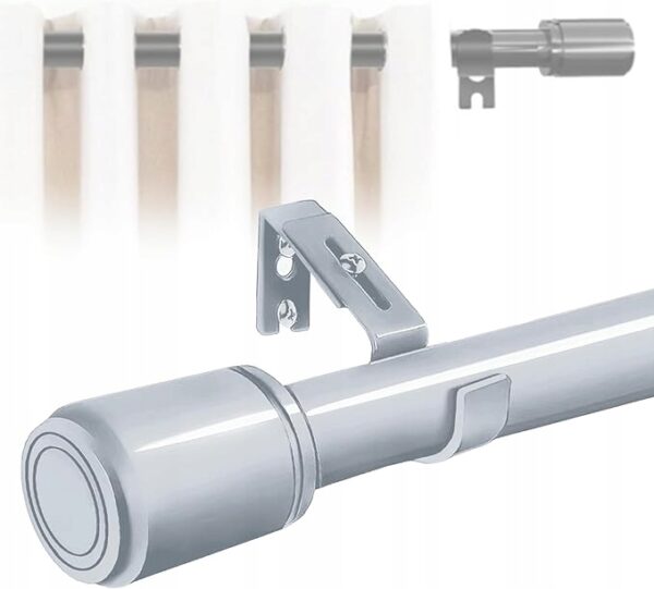 REGULOWANY KARNISZ TELESKOPOWY 180-260cm 25mm Stal