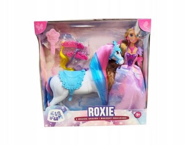 Elefun Lalka Roxie i Magiczny Jednorożec + akcesoria