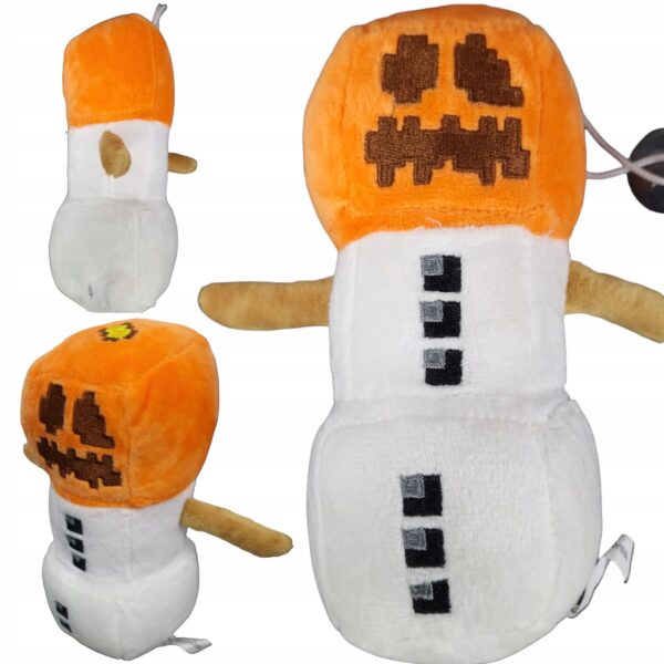 MINECRAFT Pluszowy Breloczek Maskotka Bałwan 16cm