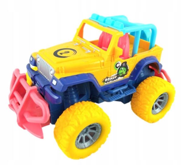 AUTKO SENSORYCZNE JEEP SAMOCHÓD KOLOROWY JEŻDŻĄCY
