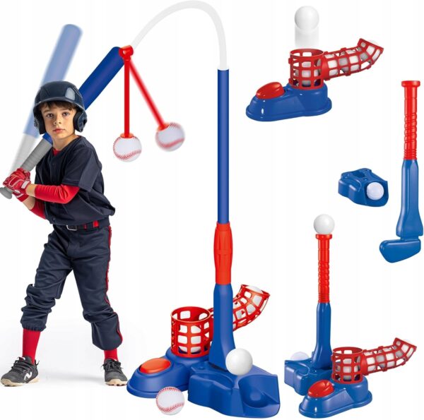 Baseball gra dla dzieci zabawka sportowa na zewnątrz zręcznościowa 4w1
