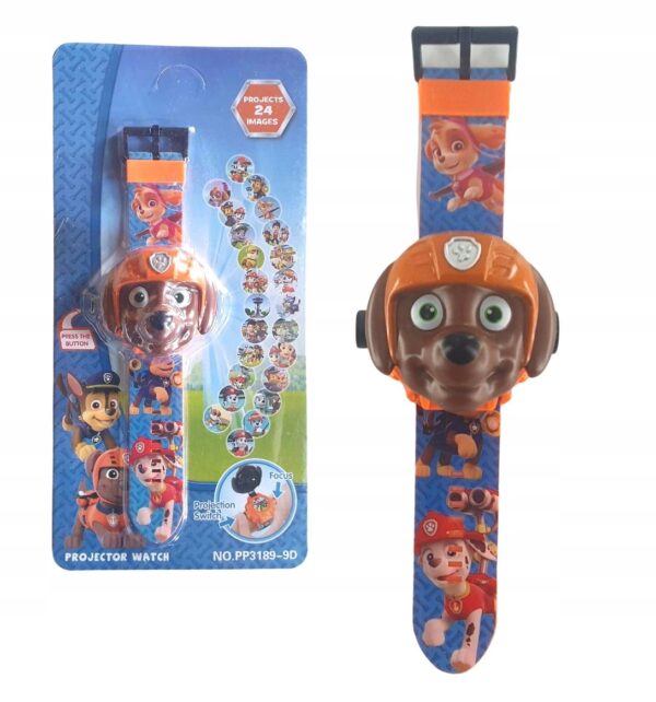PSI PATROL ZUMA ZEGAREK 3D Z PROJEKTOREM