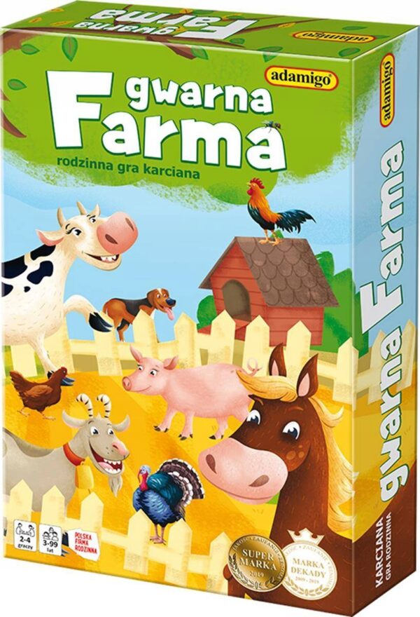 GRA KARCIANA RODZINNA GWARNA FARMA ADAMIGO