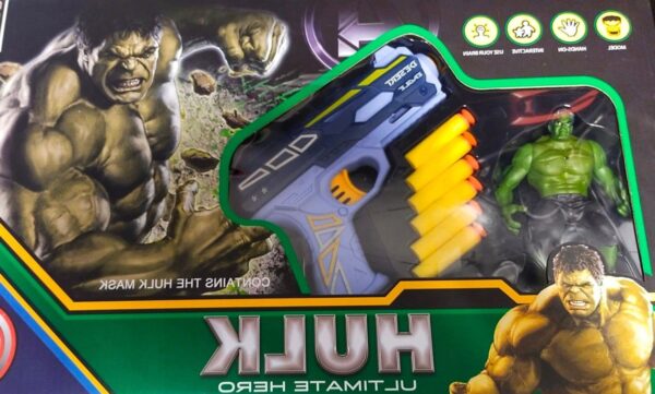 Hulk FIGURKA PISTOLET MASKA