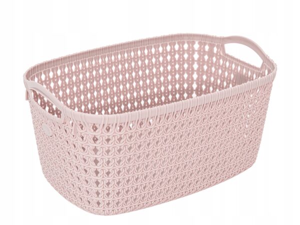Kosz, koszyk do przechowywania plastik, ażurowy 16 cm