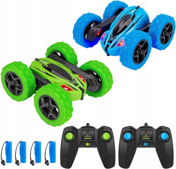 Samochód zdalnie sterowany zabawka terenowa RC Stunt zestaw 2 aut