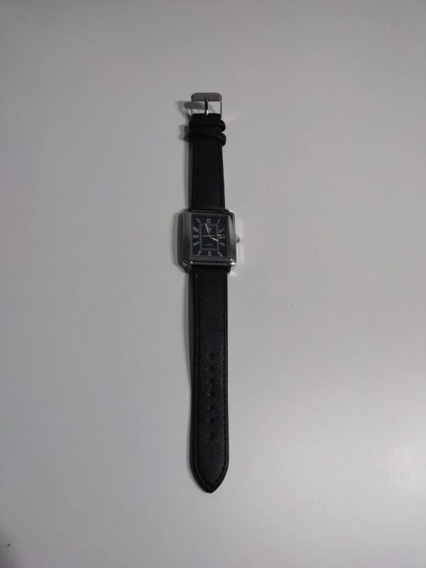 KLASYCZNY ZEGAREK BIAŁA TARCZA MĘSKI PASEK