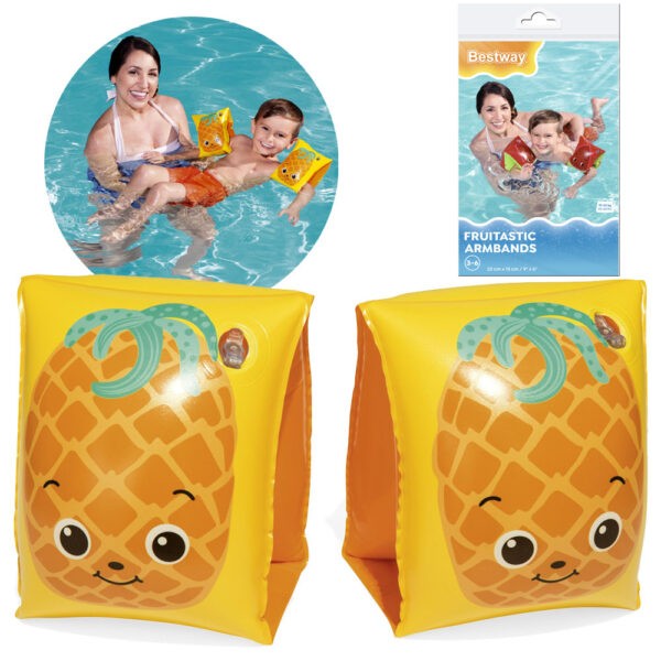 Wesołe Dmuchane rękawki do nauki pływania do wody ananas 32042 Bestway