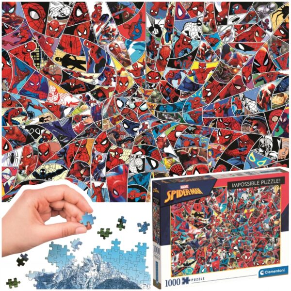Puzzle Clementoni 1000 elementów Impossible Spiderman