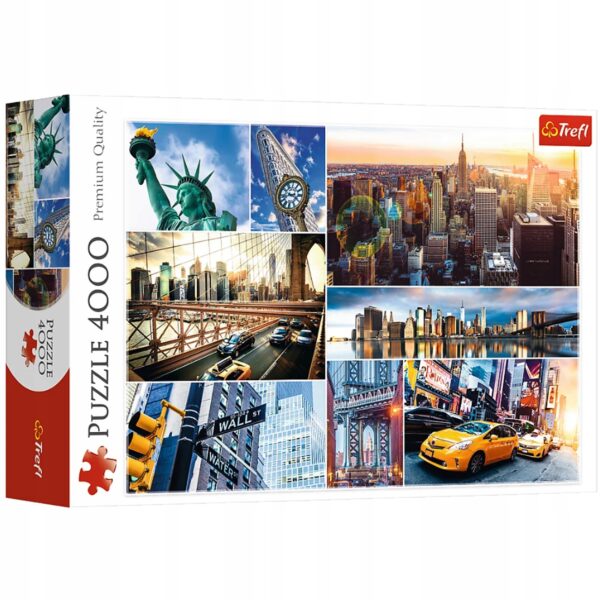 Puzzle TREFL 4000 el. Nowy Jork Kolaż