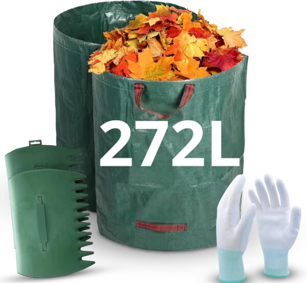 Worki ogrodowe na liście odpady gałęzie torby z uchwytem 272L