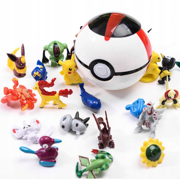 POKEMON 1 SZT POKEBALL + 1 SZT FIGUREK