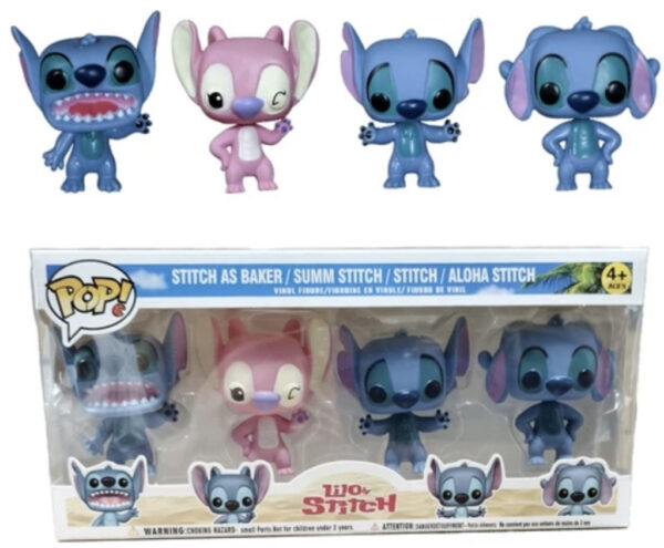 Zestaw Figurek LILO i STITCH 4x Figurka Figurki LILO STITCH