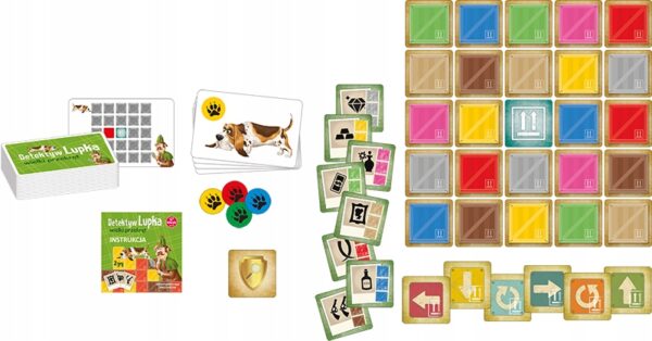 DETEKTYW LUPKA WIELKI PRZEKRĘT GRA 2W1 KUKURYKU
