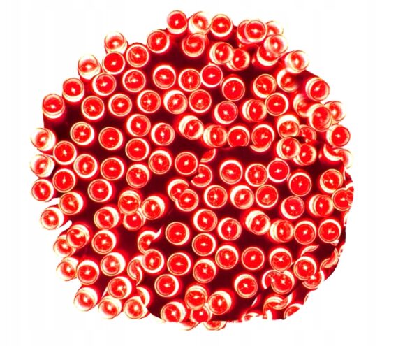 LAMPKI CHOINKOWE 300 LED CZERWONE