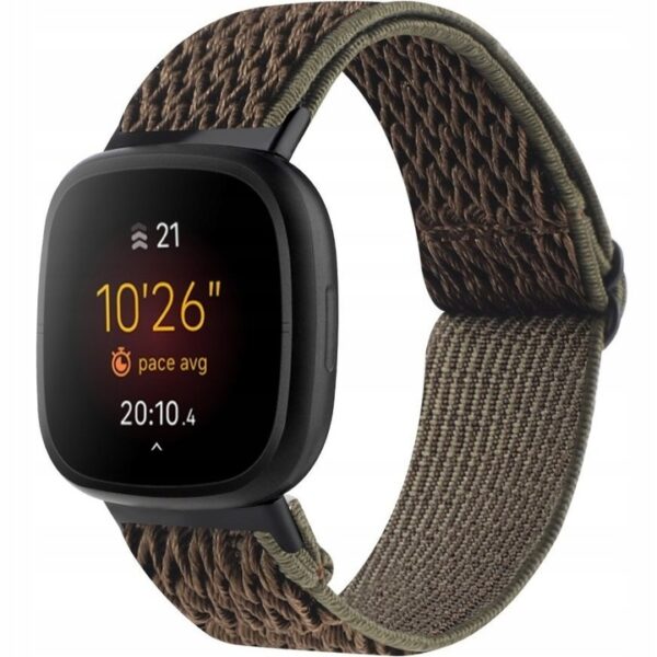 Pasek Do Zegarka Fitbit Versa Nylonowy Bransoletka