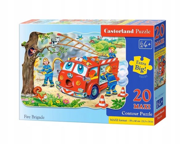 Puzzle maxi 20 el. Straż pożarna Castorland