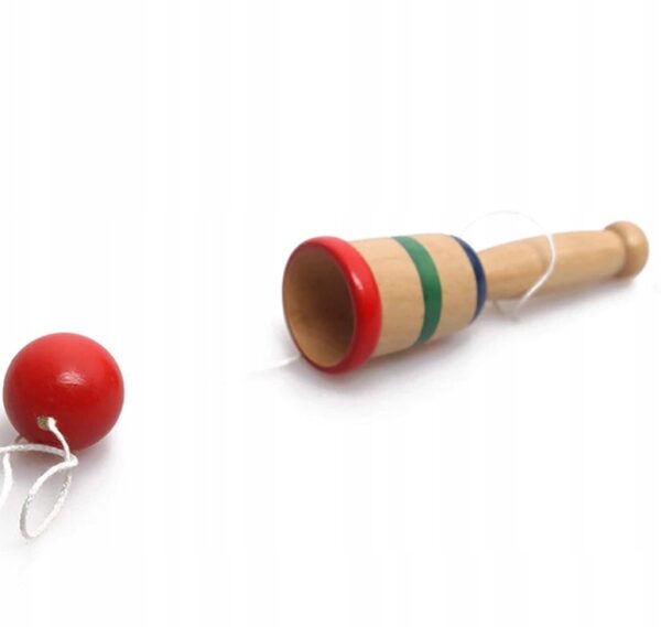 Zabawka drewniana zręcznościowa japońska KENDAMA 11 cm