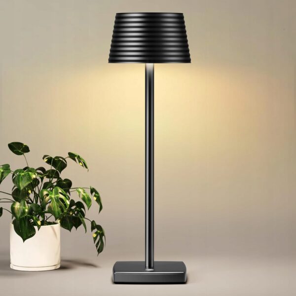 Lampka nocna LED wolnostojąca uniwersalna w kolorze czarnym 35 cm