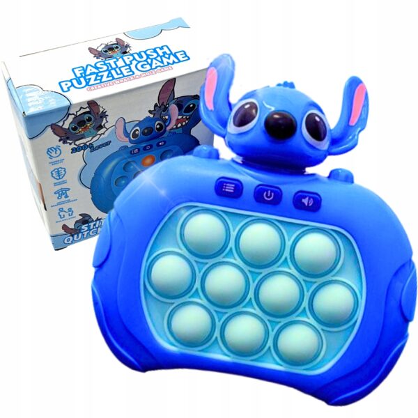 GRA ZRĘCZNOŚCIOWA STITCH POP IT ANTYSTRESOWA ELEKTRYCZNA STICH
