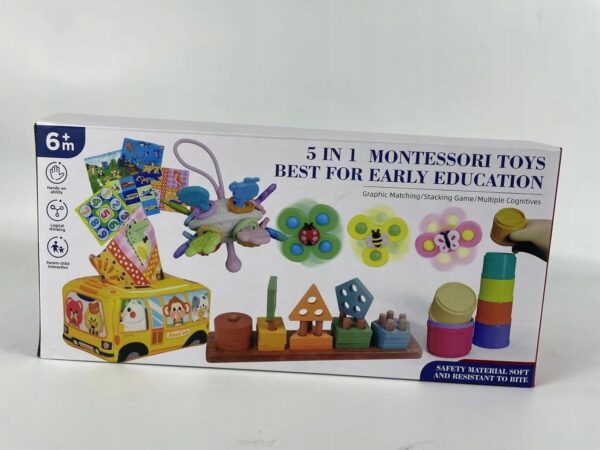 ZABAWKA EDUKACYJNA MONTESSORI POWYZEJ 6 MIESIĘCY ZABAWKA SENSORYCZNA
