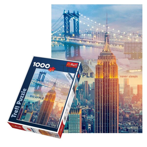 Puzzle Trefl 1000 el. Nowy Jork o Świcie