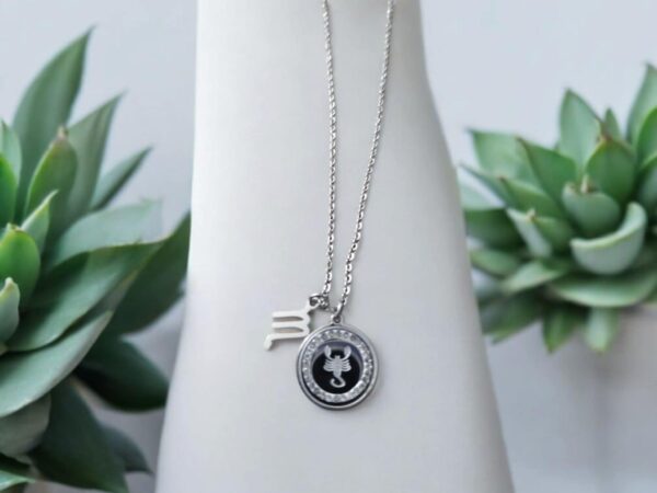 BLUEBERRY Naszyjnik STAL CHIRURGICZNA Znak zodiaku Skorpion