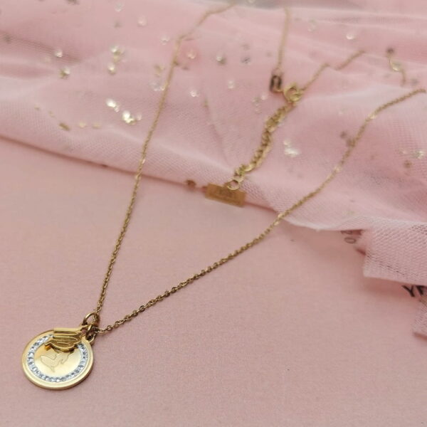 BLUEBERRY Naszyjnik STAL CHIRURGICZNA Znak zodiaku Panna